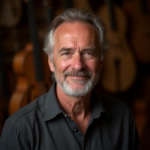 Portrait de Jean-Luc Dubois, fondateur et maître luthier